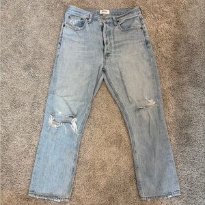 Agolde Ripped Jeans Light Wash